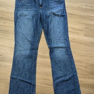 Joe's Jeans Blue Flare Wide Leg Denim